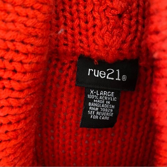 Rue21 Women’s Cowl Neck Long Sleeve Res Knit Sweater size L - Picture 2 of 3